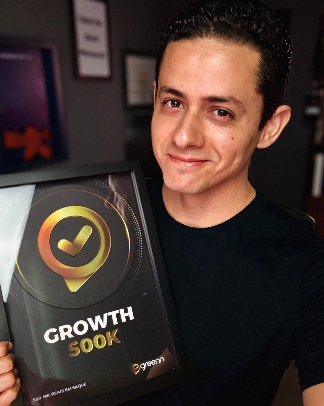 Elyano Veras — premiação Growth 500K