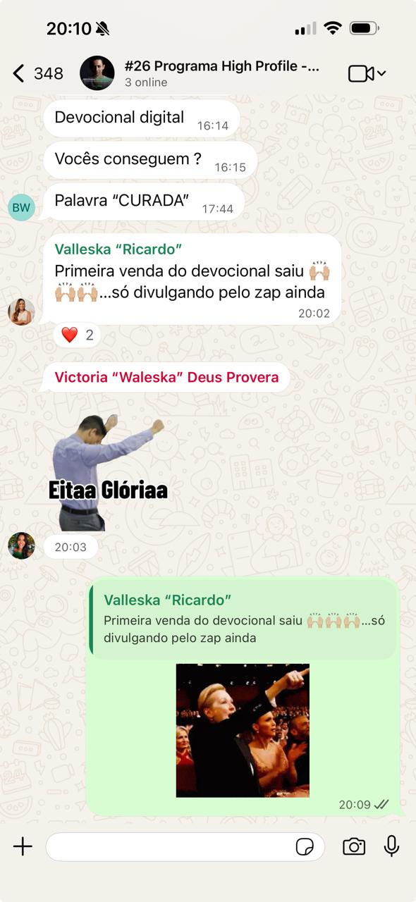 Depoimento de cliente de Elyano Veras