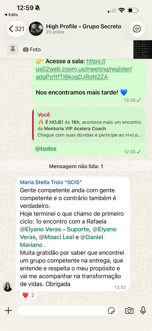 Depoimento de cliente de Elyano Veras